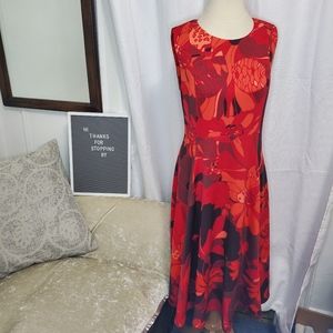 Alessandra Belle Floral Print Dress